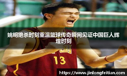 姚明绝杀时刻重温篮球传奇瞬间见证中国巨人辉煌时刻